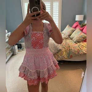 LoveShackFancy Stanton Mini Dress